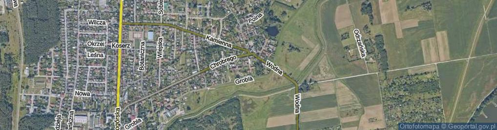 Zdjęcie satelitarne Spokojna ul.